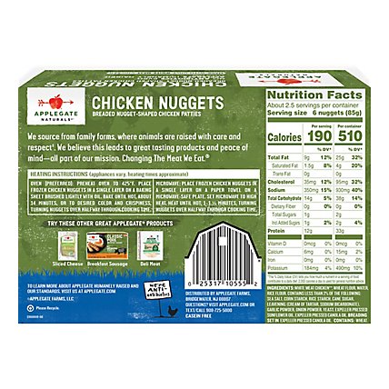 Applegate Natural Chicken Nuggets Frozen - 8oz - Image 7