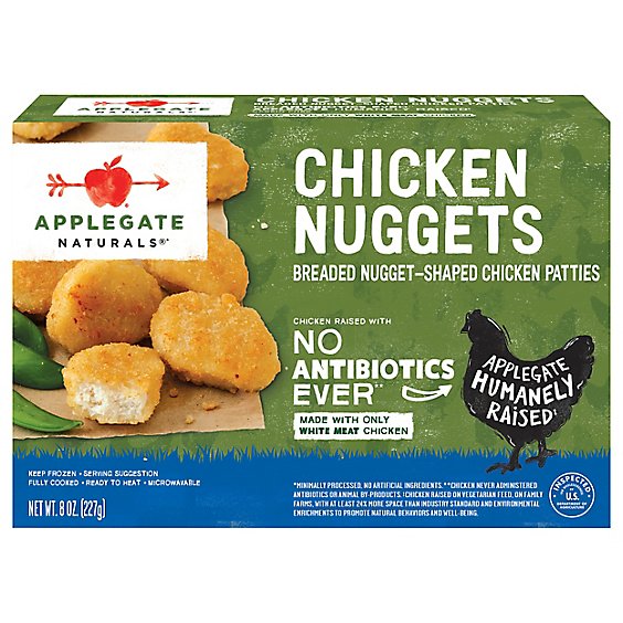 Applegate Natural Chicken Nuggets Frozen - 8oz