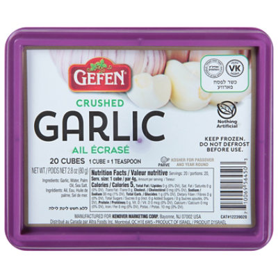 Gefen Crushed Garlic Cubes, 2.8 Oz