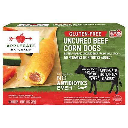 Applegate Natural Gluten-Free Corn Dogs Frozen - 10oz - Image 1