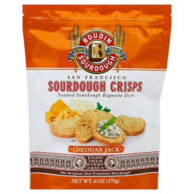 Boudin Garlic & Asiago Sourdough Crisps - 6 Oz - Image 1