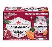 Sanpellegrino Sparkling Beverage Pomegranate & Orange - 6-11.15 Fl. Oz.