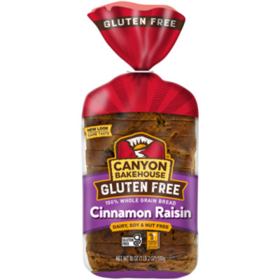 Canyon Bakehouse Bread Cinnamon Raisin Gluten Free - 18 Oz - Image 2