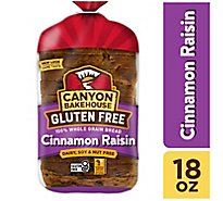Canyon Bakehouse Bread Cinnamon Raisin Gluten Free - 18 Oz