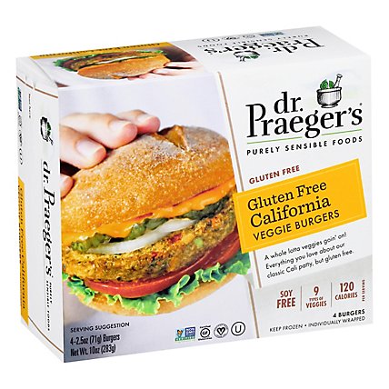 Dr. Praegers Veggie Burgers California 4 Count - 11 Oz - Image 1