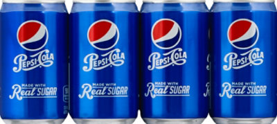 Pepsi Soda Cola Made with Real Sugar - 8-7.5 Fl. Oz. - Image 2