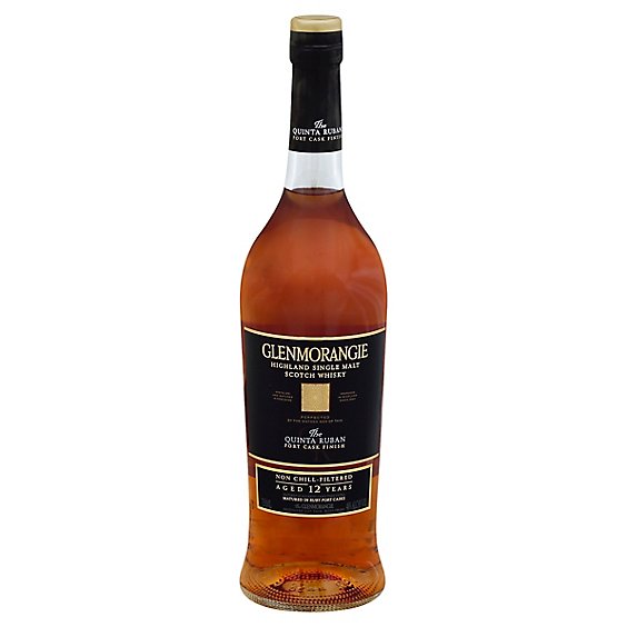 Glenmorangie Whisky Scotch Single Malt Highlands The Quinta Ruban Port Cask Finish 92 Proof - 750 Ml