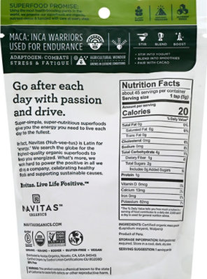 Navitas Naturals Maca Powder - 8 Oz - Image 6