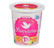 Friendship 1% Milkfat Small Curd With Pineapple Cottage Cheese - 16 Oz