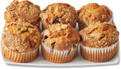 Muffins Blueberry - 6 Count - Image 1