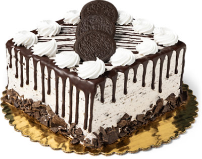 Bakery Cake Square Cookies N Cream Each Vons