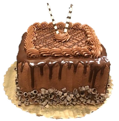 square chocolate cake decorations