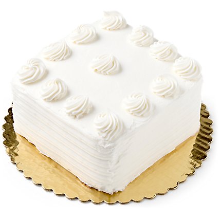 Bakery Cake Square Vanilla - Each - Image 1