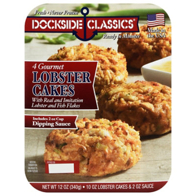 Dockside Classics Lobster Cakes Gourmet 4 Count - 12 Oz - Image 2