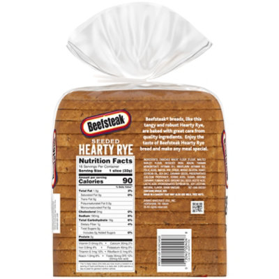 Beefsteak Hearty Rye Seeded Bread - 18 Oz - Image 7