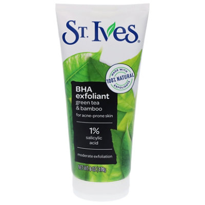 St. Ives Face Scrub Blackhead Clearing Green Tea & Bamboo - 6 Oz - Image 2