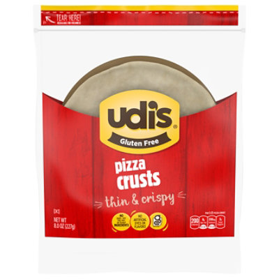 Udis Pizza Crusts Gluten Free Thin & Crispy - 8 Oz - Image 2