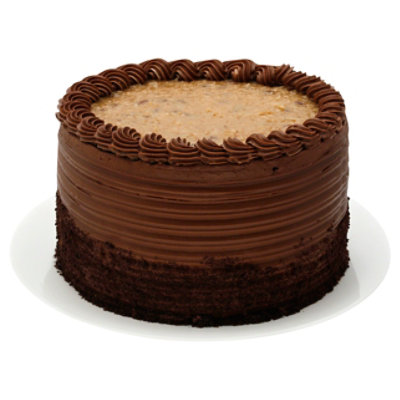 Bakery Cake Tiered Chocolate 10 Inch - Each