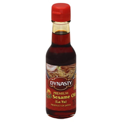 Dynasty Oil Sesame Oil Premium Hot - 5 Oz
