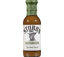 Stubb's Green Chile Anytime Sauce - 12 Oz
