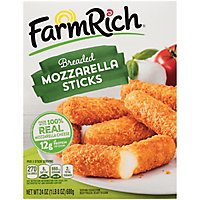 Farm Rich Snacks Mozzarella Sticks Breaded - 24 Oz - Image 2