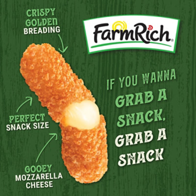 Farm Rich Snacks Mozzarella Sticks Breaded - 24 Oz - Image 3