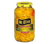 Mt. Olive Delicatessen Style Pepper Rings Banana Mild - 32 Fl. Oz.