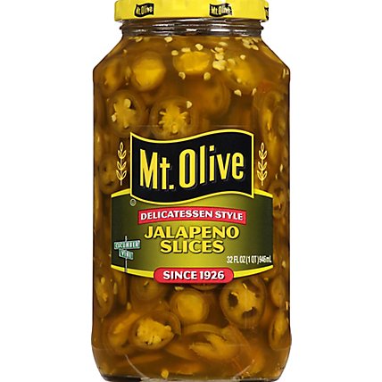 Mt. Olive Delicatessen Style Slices Jalapeno - 32 Fl. Oz. - Image 2