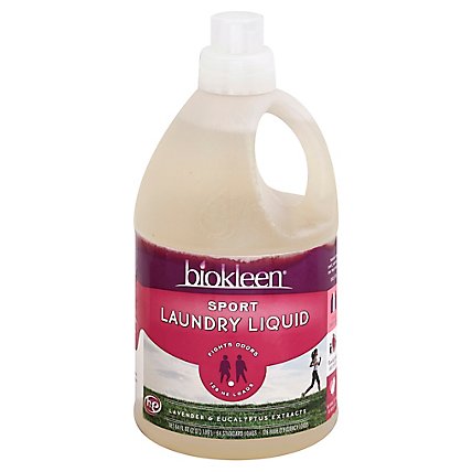 Biokleen Liquid Detergent Sport Lavender & Eucalyptus Extracts Jug - 64 Fl. Oz. - Image 1