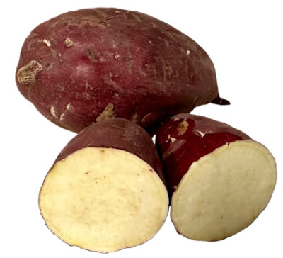 Japanese Sweet Potato/Yam With Purple Skin & White Flesh - Image 1