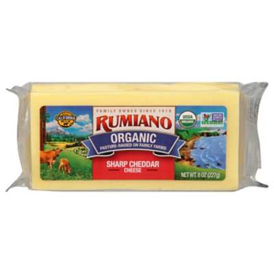 Rumiano Sharp Cheddar Bar - 8 Oz - Image 3
