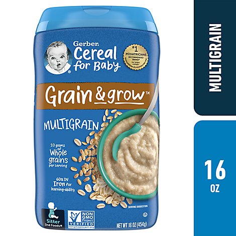 Gerber Cereal MultiGrain - 16 Oz