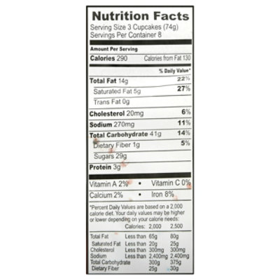 Bakery Cupcake Cake Tray Mini Patriotic 24 Count - Each - Image 4