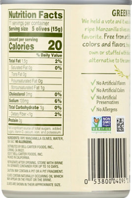 Lindsay Naturals Olives Green Pitted California Ripe Medium - 6 Oz - Image 3