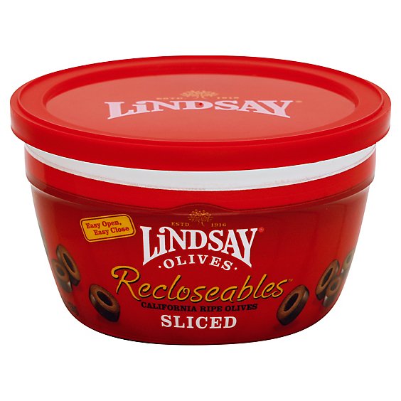 Lindsay Recloseables Olives Sliced California Ripe - 5.5 Oz