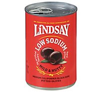Lindsay Olives Pitted California Ripe Low Sodium Medium - 6 Oz