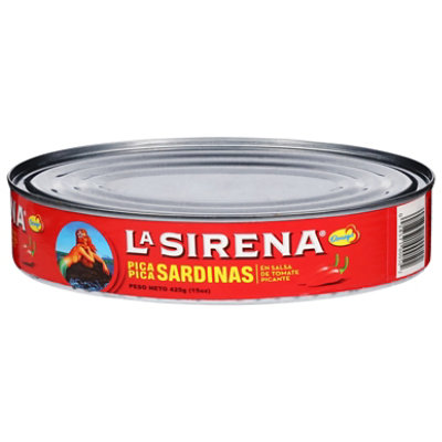 La Sirena Sardines In Tomato Sauce With Chili Can - 15 Oz