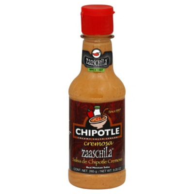 Zaaschila Salsa Chipotle Bottle - 9.35 Oz