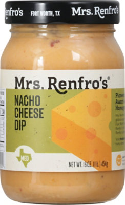 Mrs. Renfros Gourmet Sauce Medium Nacho Cheese Jar - 16 Oz - Image 2