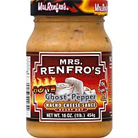 Mrs. Renfros Gourmet Sauce Scary Hot Nacho Cheese With Ghost Pepper Jar - 16 Oz - Image 2