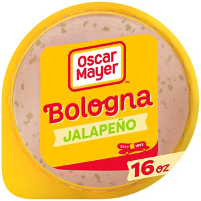 Oscar Mayer Jalapeno Bologna made with Chicken & Pork Beef Added Sliced Lunch Meat Pack - 16 Oz