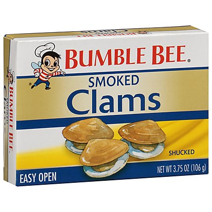 Bumble Bee Clams Premium Select Fancy Smoked - 3.75 Oz - Image 1