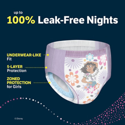 Goodnites Girls' Nighttime Bedwetting Underwear Size S/M (43-68 lbs) - 14 Count - Image 3