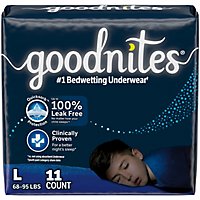 Goodnites Nighttime Bedwetting Underwear for Boys - 11 Count - Image 1