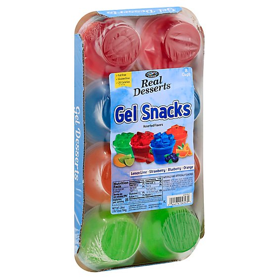 Lakeview Farms Real Desserts Gelatin Snacks Assorted - 8-3.5 Oz