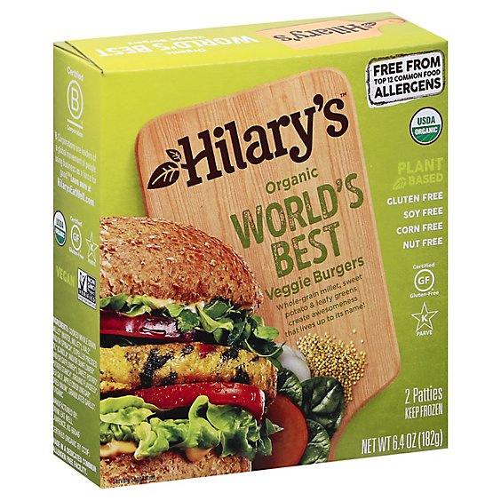 Hilarys Eat Well Veggie Burger - 6.4 Oz