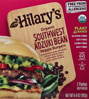 Hilarys Eat Well Adzuki Bean Burger - 6.4 Oz - Image 2