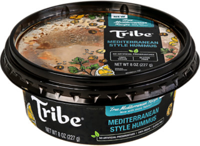 Tribe Hummus Mediterranean Style - 8 Oz - Image 2