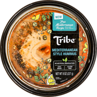 Tribe Hummus Mediterranean Style - 8 Oz - Image 1