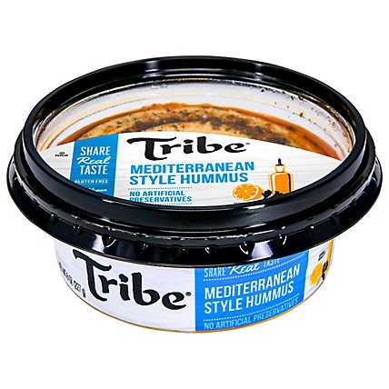 Tribe Hummus Mediterranean Style - 8 Oz - Image 1